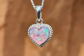 Dainty Heart Pendant with Cremation Ashes