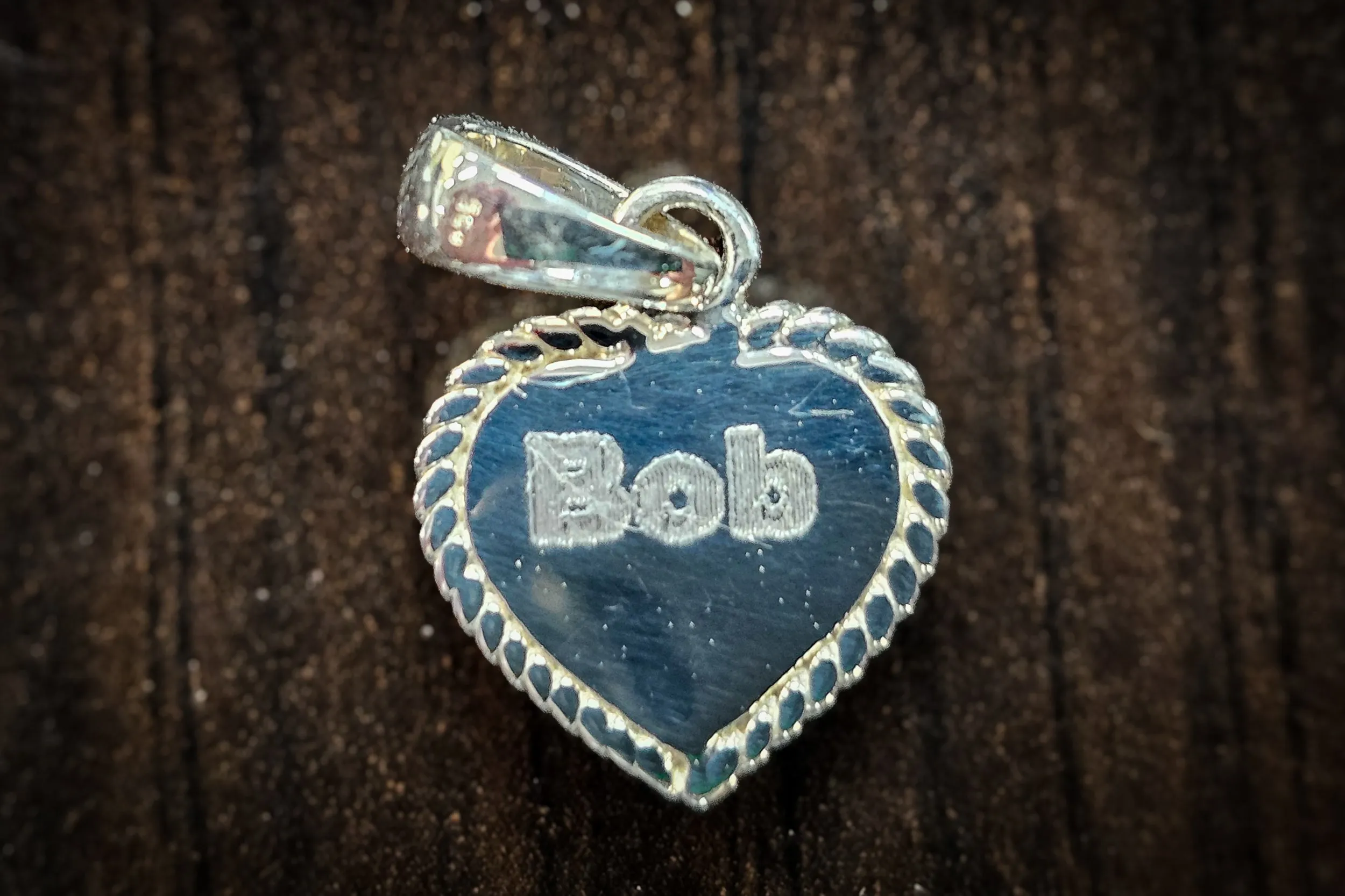Dainty Heart Pendant with Cremation Ashes