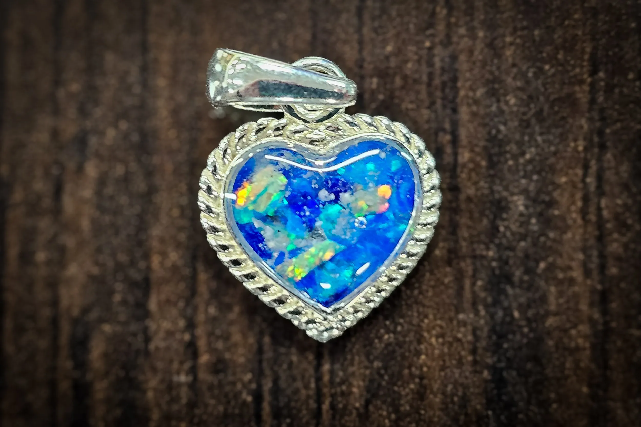 Dainty Heart Pendant with Cremation Ashes