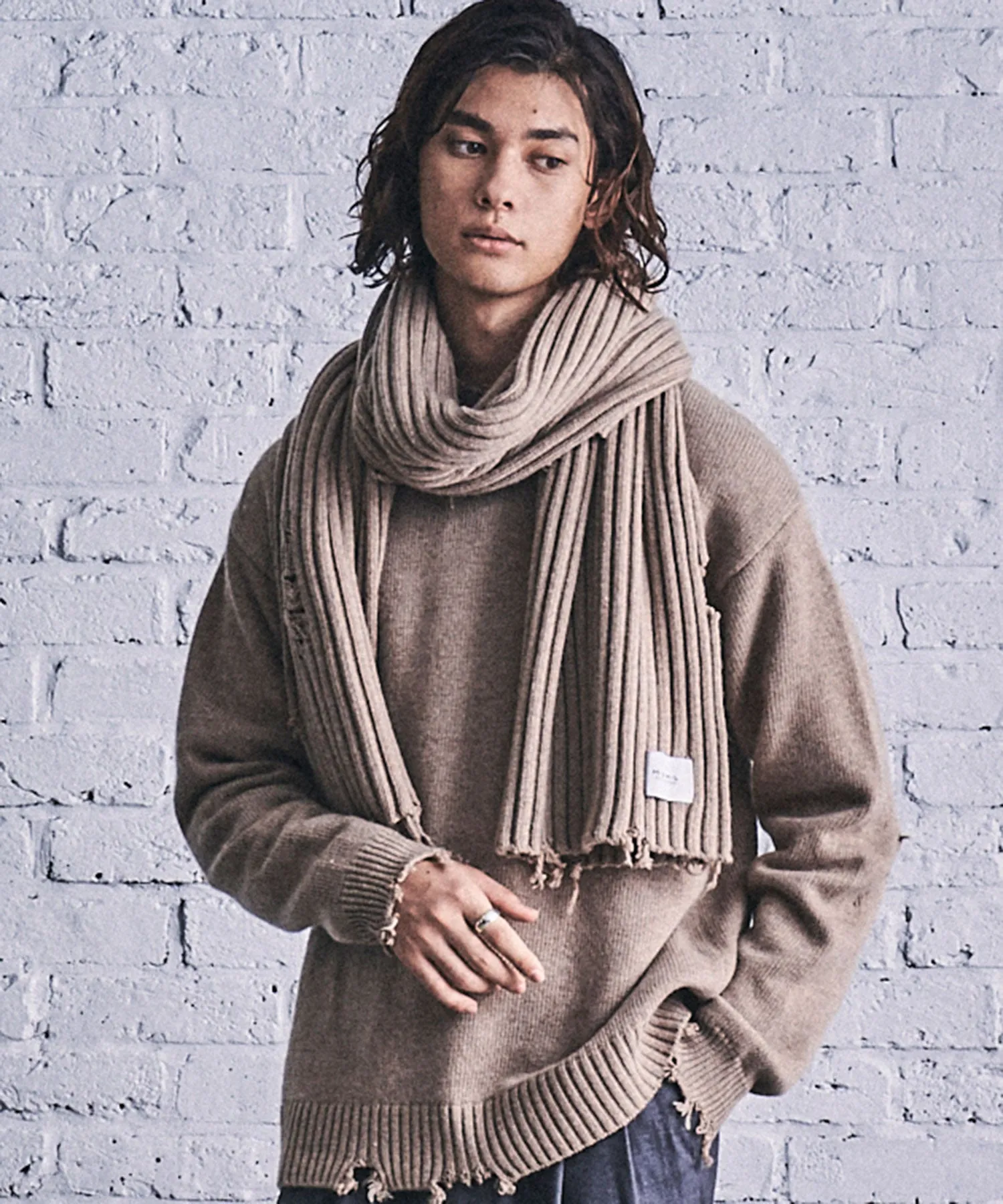 DESTROY KNIT SCARF