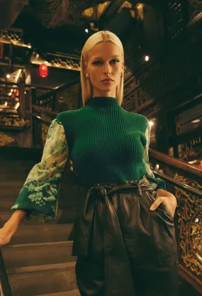 DYNASTY MERINO WOOL KNIT | Jade