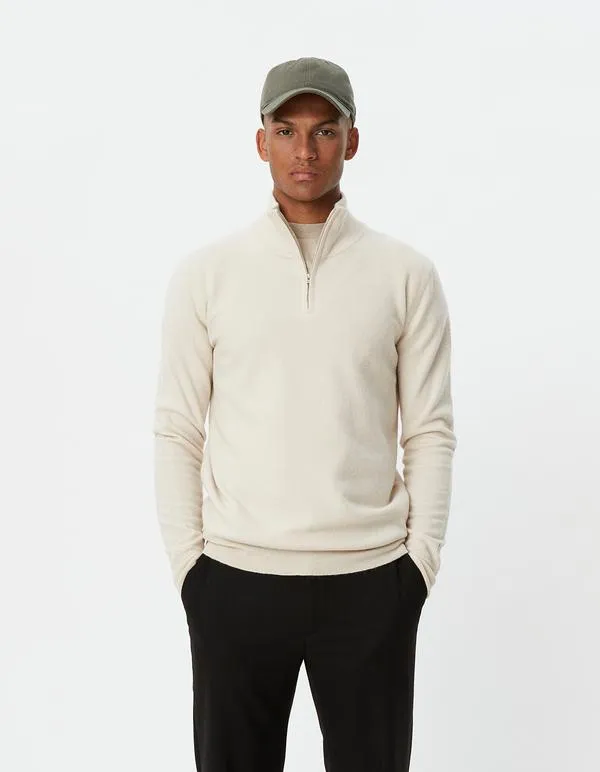 Edgar Half Zip Wool Knit