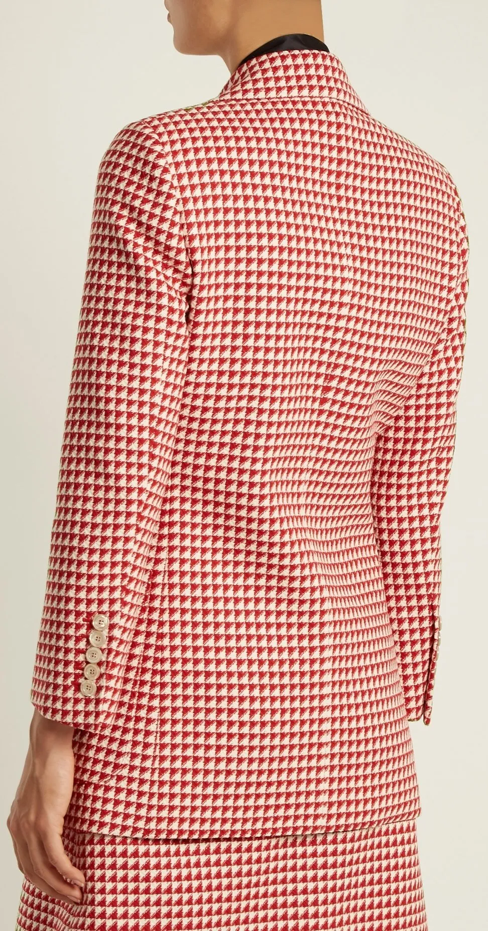 Embroidered Blazer & Mini Skirt Set