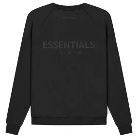 ESSENTIAL FOG CREWNECK BLACK 2021