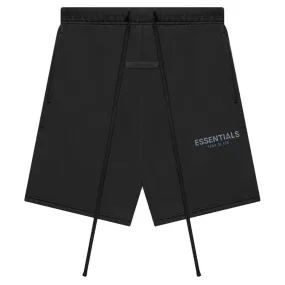 ESSENTIAL FOG SWEAT SHORTS BLACK 2021
