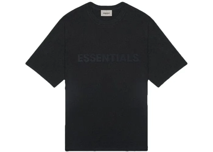 ESSENTIALS FOG 3D BLACK TEE SHIRT