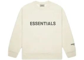 ESSENTIALS FOG 3D SILICON CREWNECK BUTTERCREAM