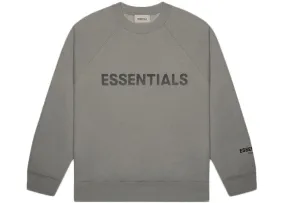 ESSENTIALS FOG 3D SILICON CREWNECK CHARCOAL