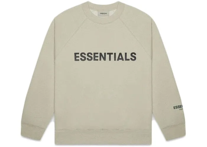 ESSENTIALS FOG 3D SILICON CREWNECK MOSS
