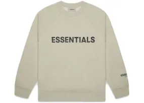 ESSENTIALS FOG 3D SILICON CREWNECK MOSS