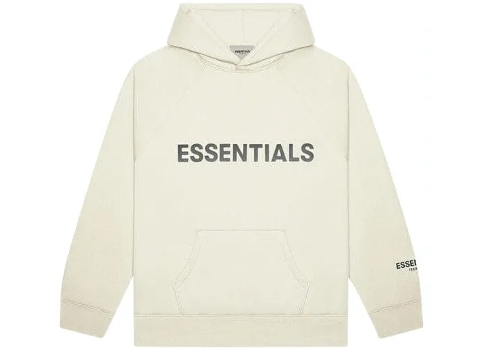 ESSENTIALS FOG 3D SILICON HOODIE BUTTERCREAM