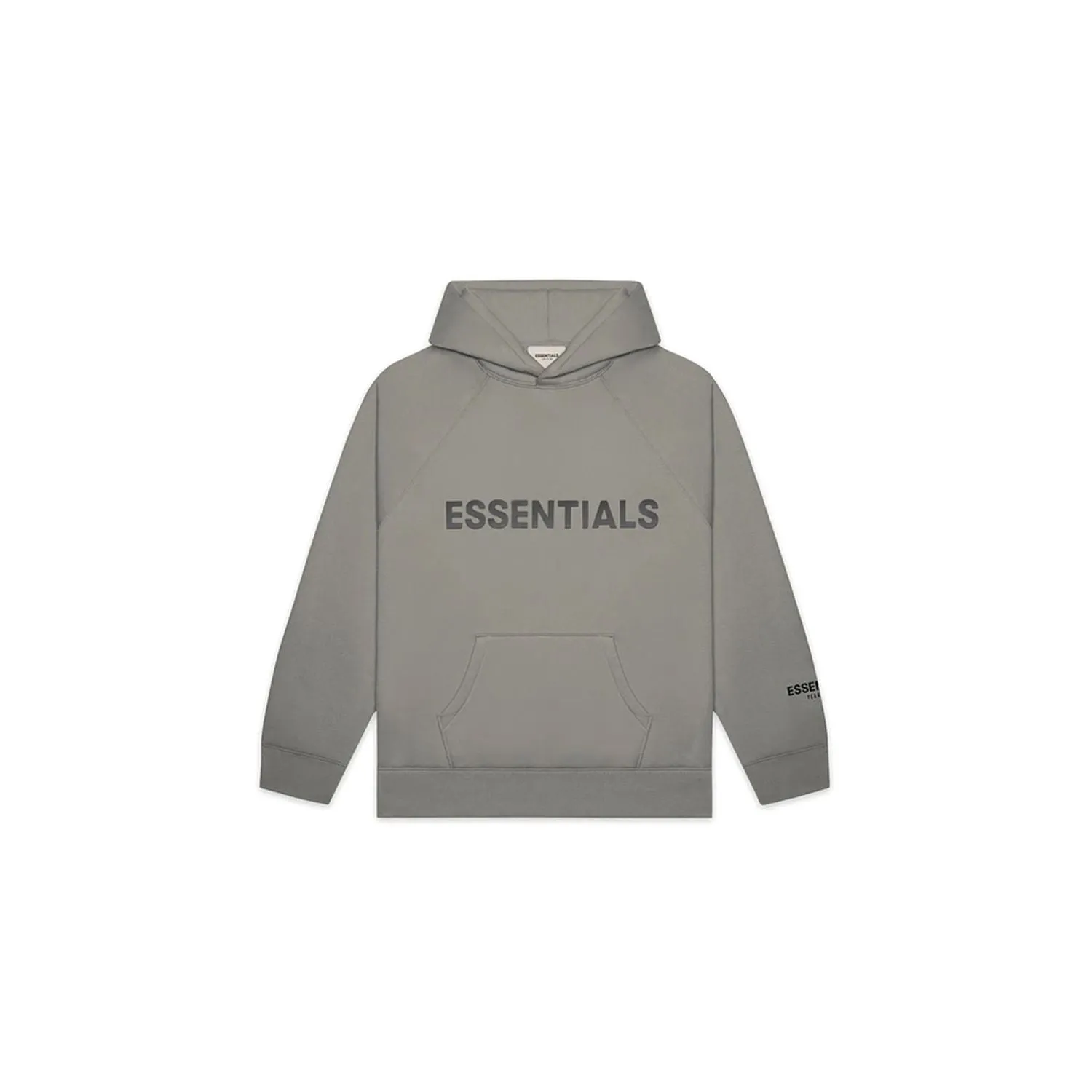 ESSENTIALS FOG 3D SILICON HOODIE CEMENT