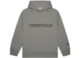ESSENTIALS FOG 3D SILICON HOODIE CHARCOAL