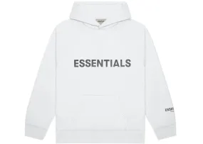 ESSENTIALS FOG 3D SILICON HOODIE WHITE