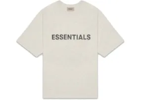 ESSENTIALS FOG 3D SILICON TEE OATMEAL