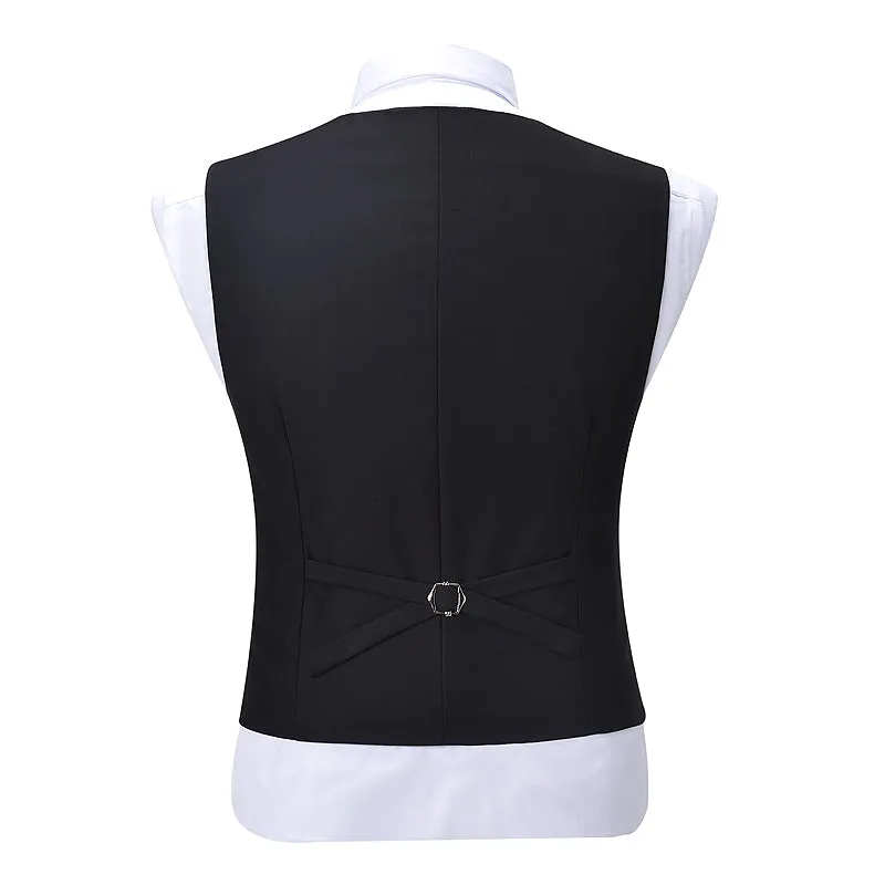 Fashion Men's Suit Vest Regular Fit U Neck Suit Vest Groomsmen