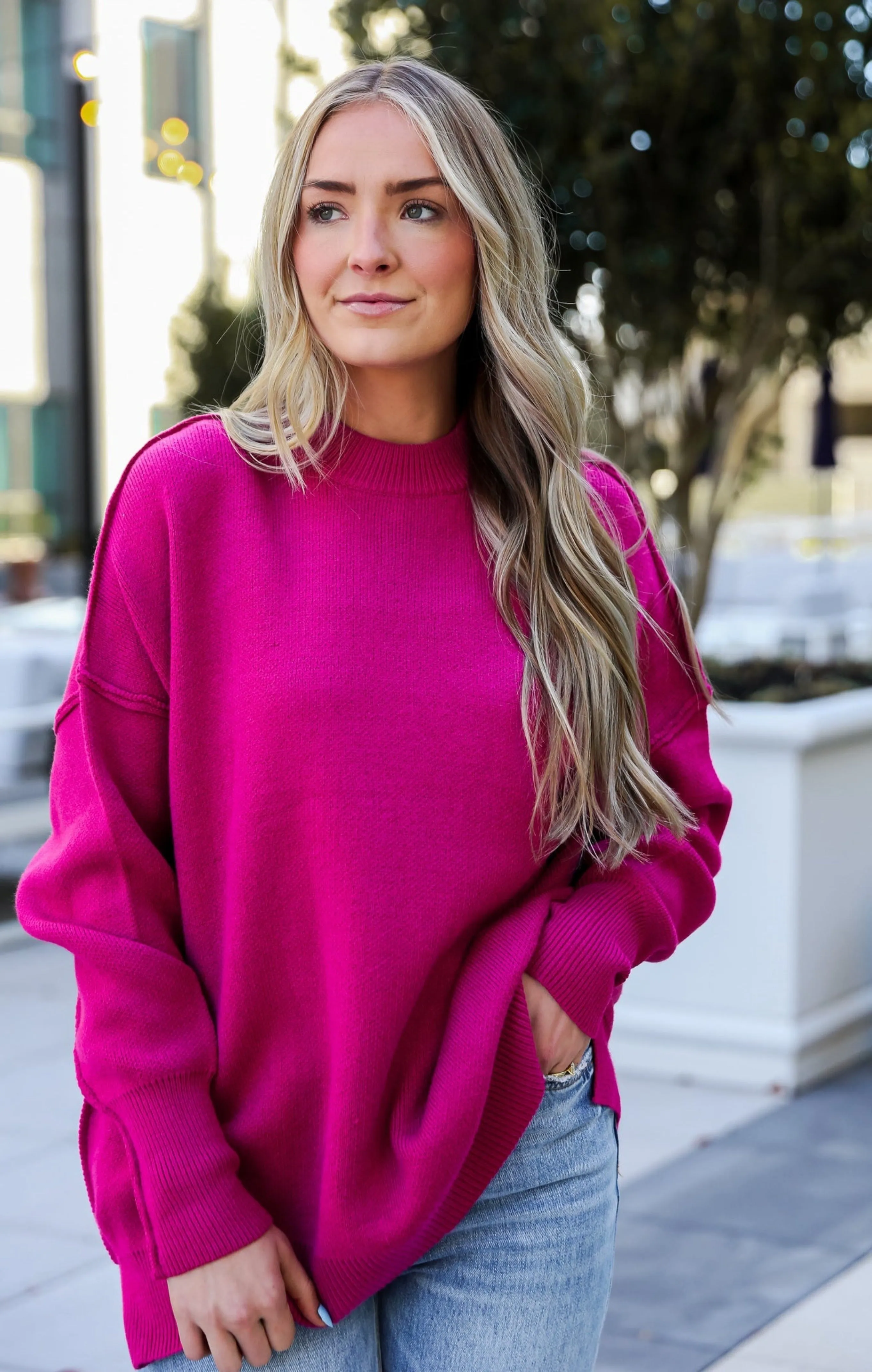 FINAL SALE - Delaney Oversized Sweater