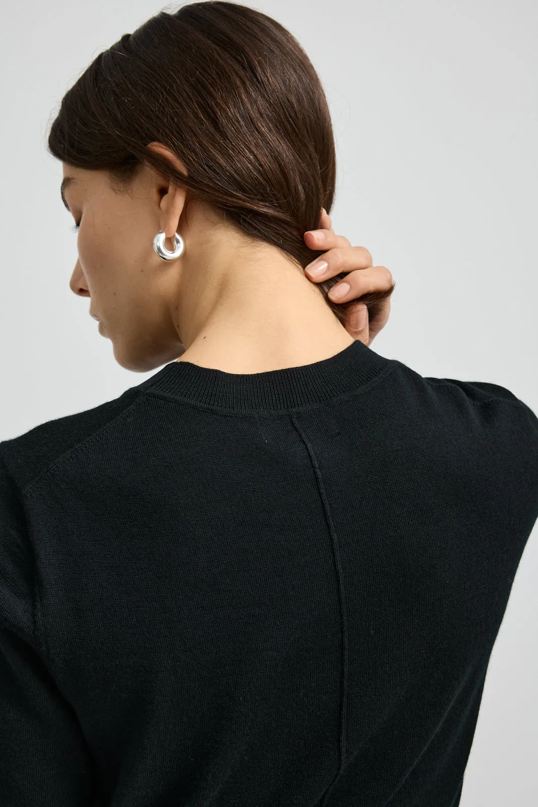 FINE SHORT SLEEVE TOP