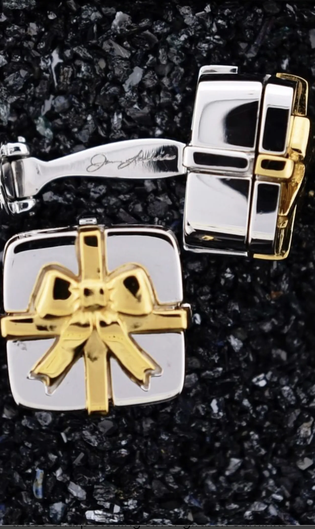 Gift Box Sterling Silver Cufflinks I Jan Leslie