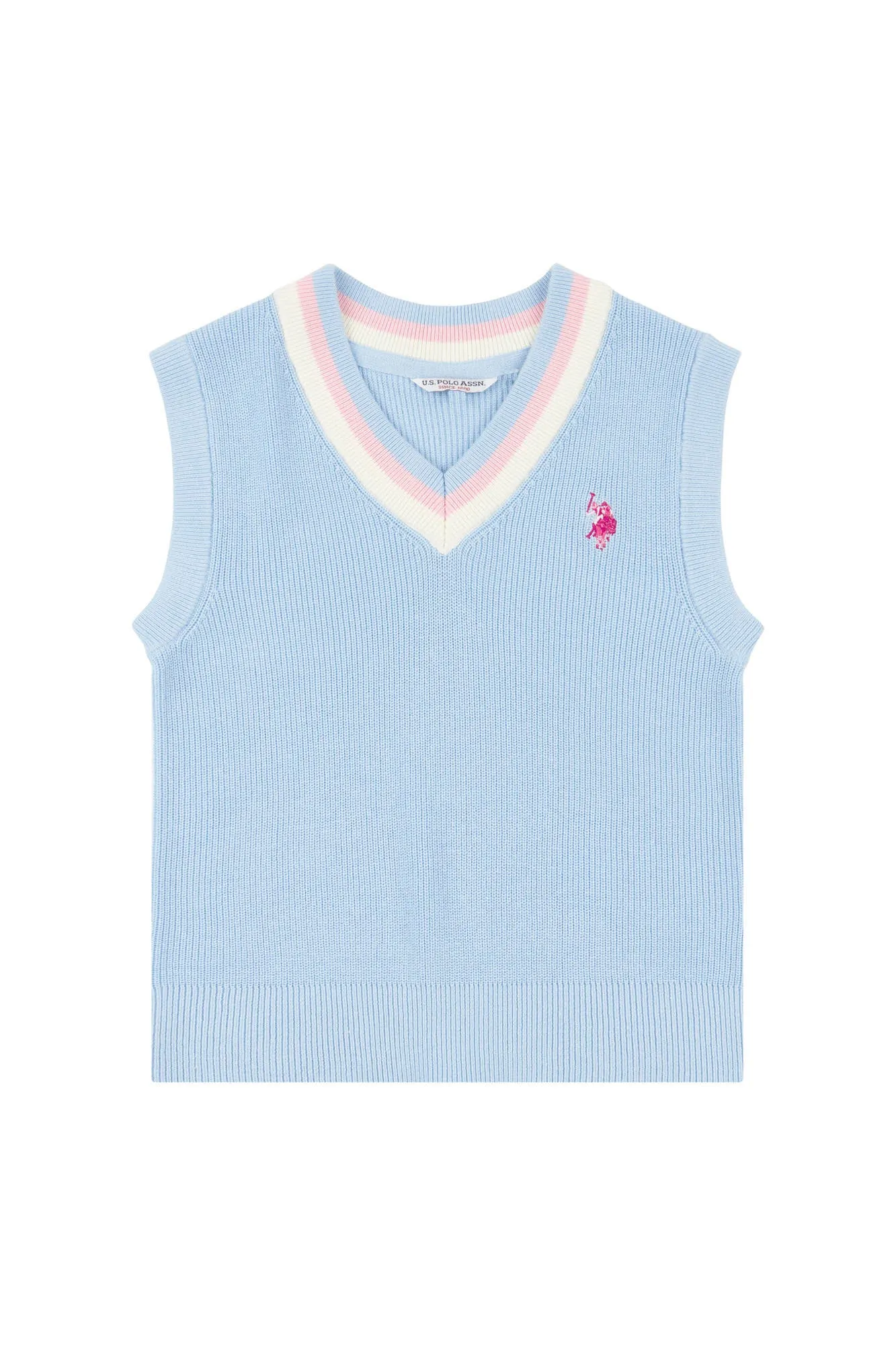 Girls Cricket Jumper Vest in Windsurfer