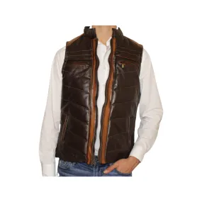 Goldrush Rustic Leather Vest