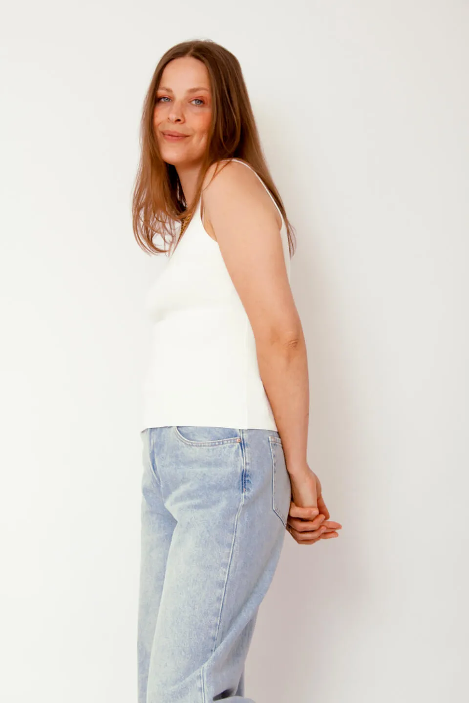 Hanora Gebreide Tank Top