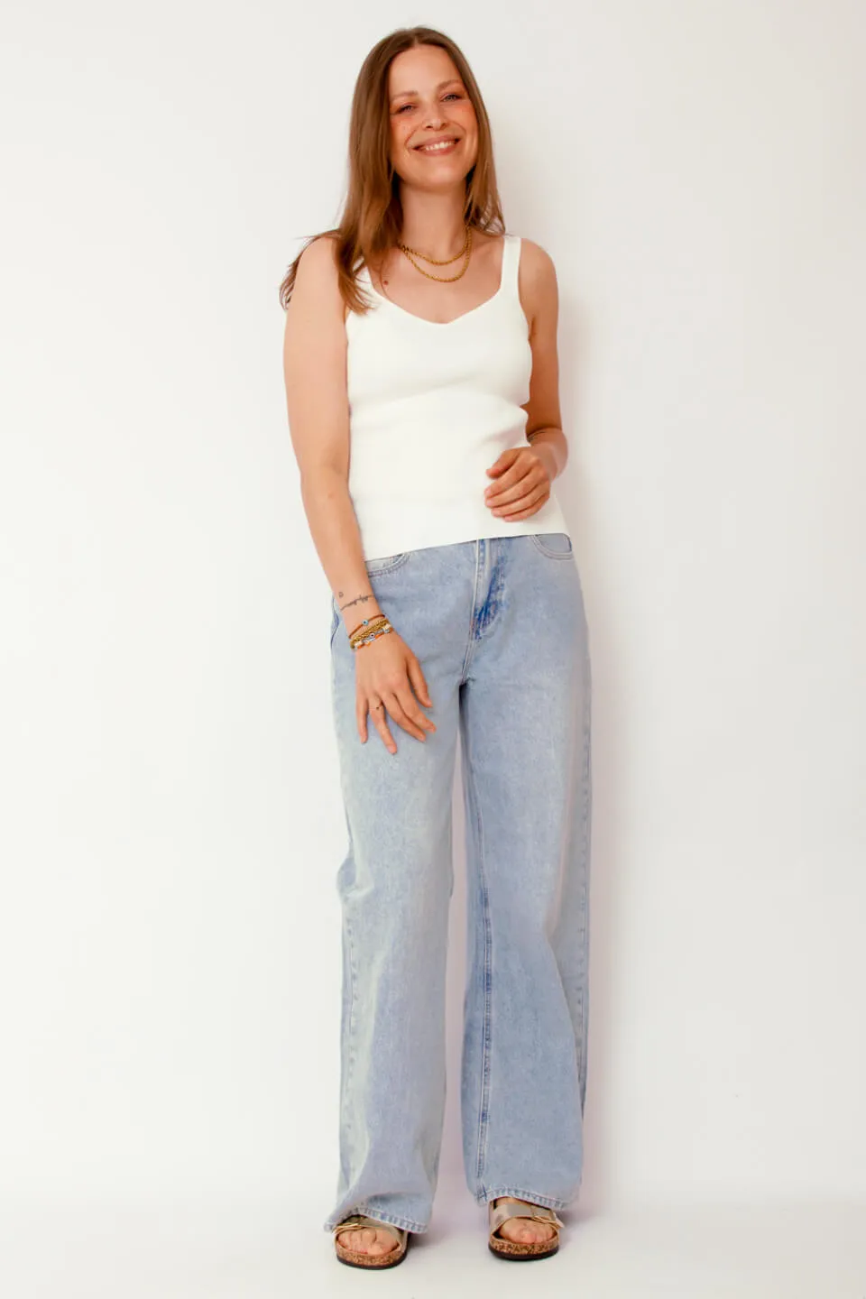 Hanora Gebreide Tank Top