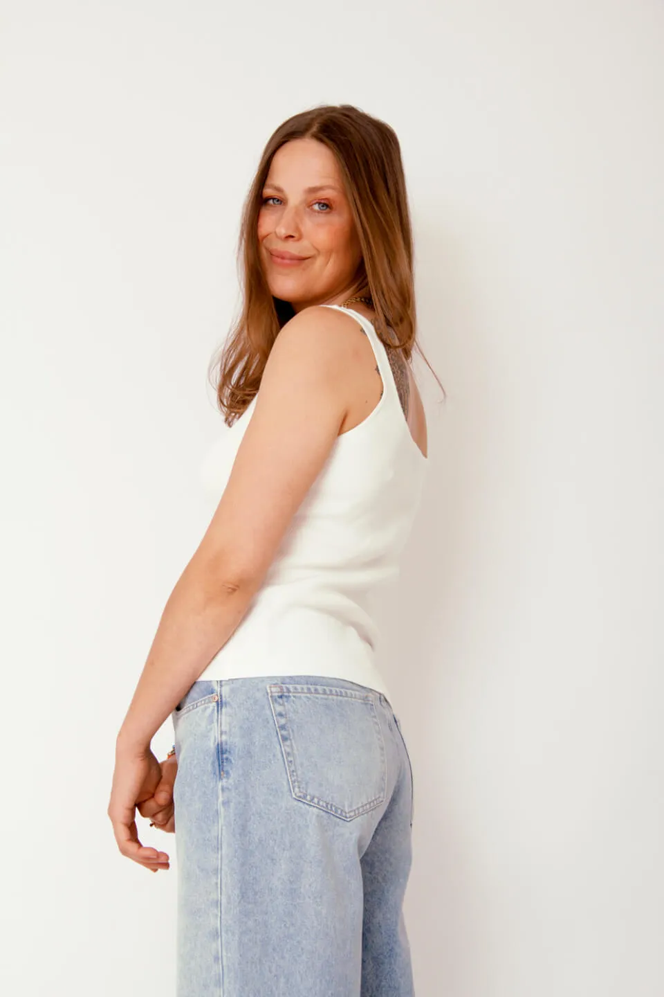 Hanora Gebreide Tank Top