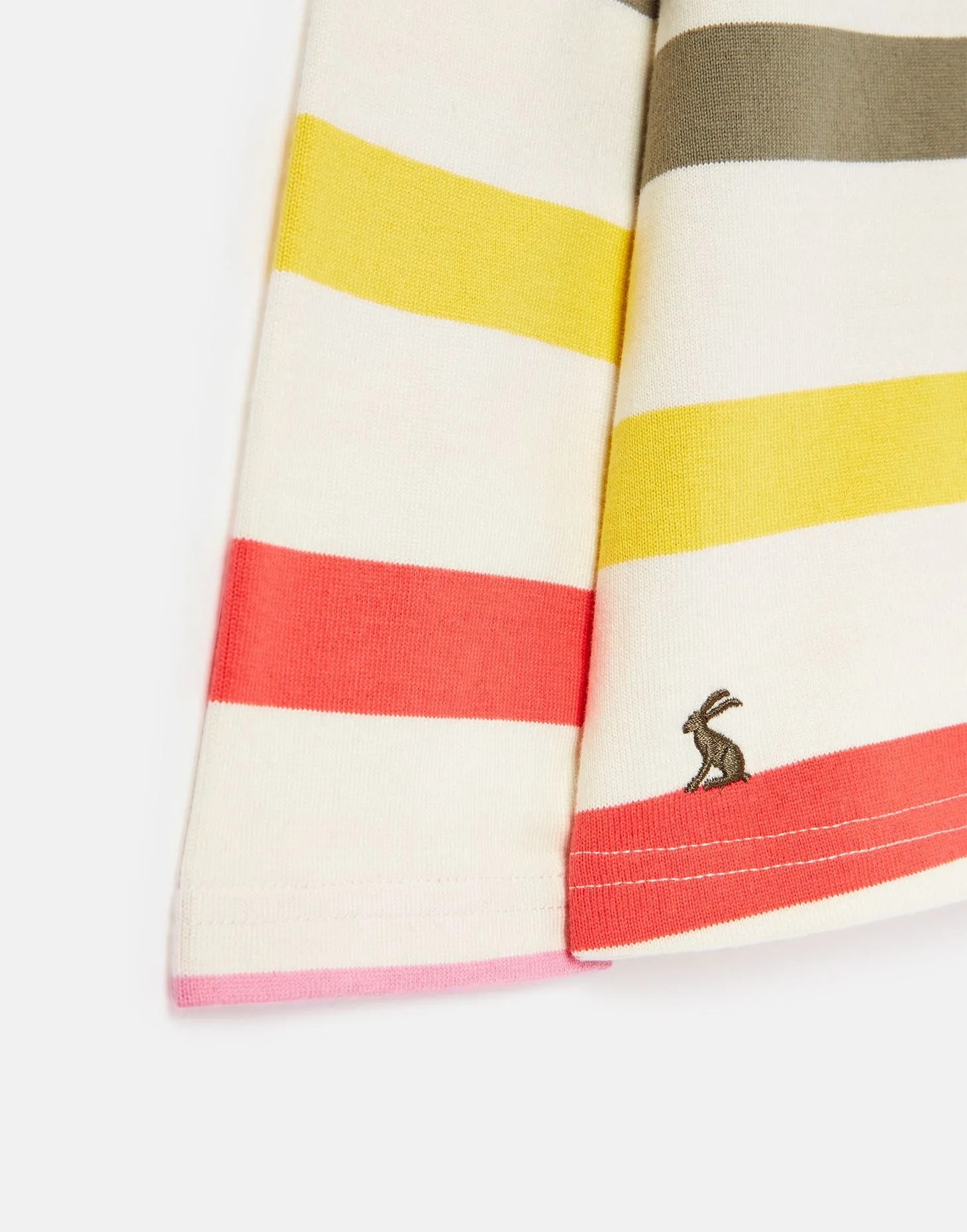 Harbour Stripe Long Sleeve Jersey Top - Multi Stripe