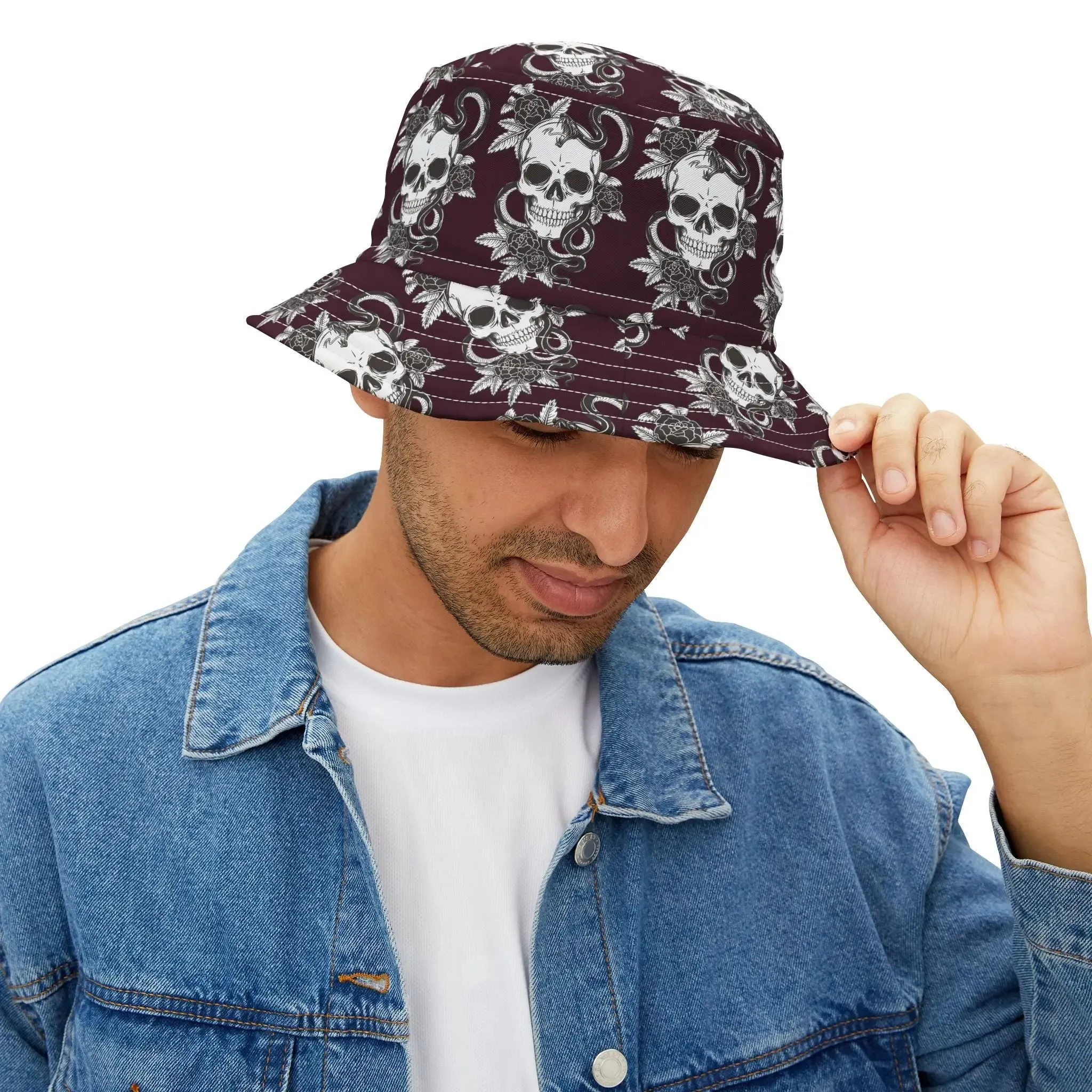 Hat Bucket Hat Skulls Streetwear