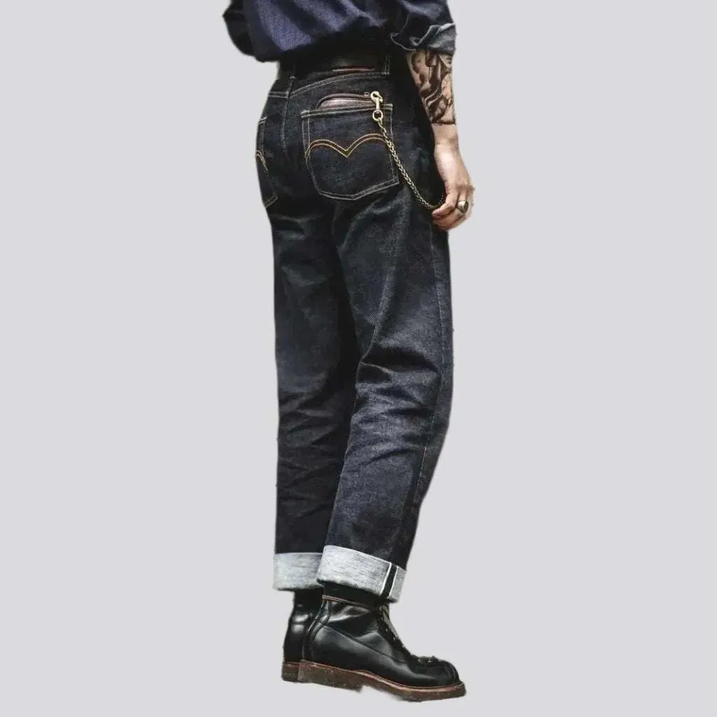 High quality self-edge jeans