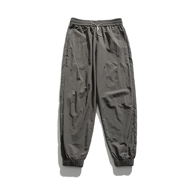 Ice Silk Casual Pants Men's American Thin Quick-drying