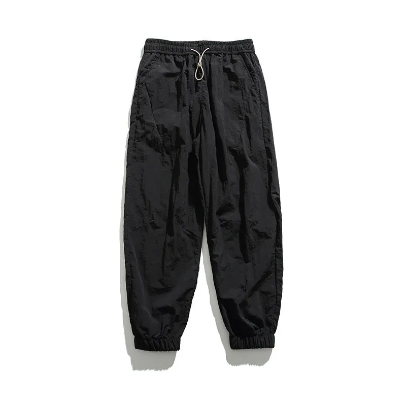 Ice Silk Casual Pants Men's American Thin Quick-drying