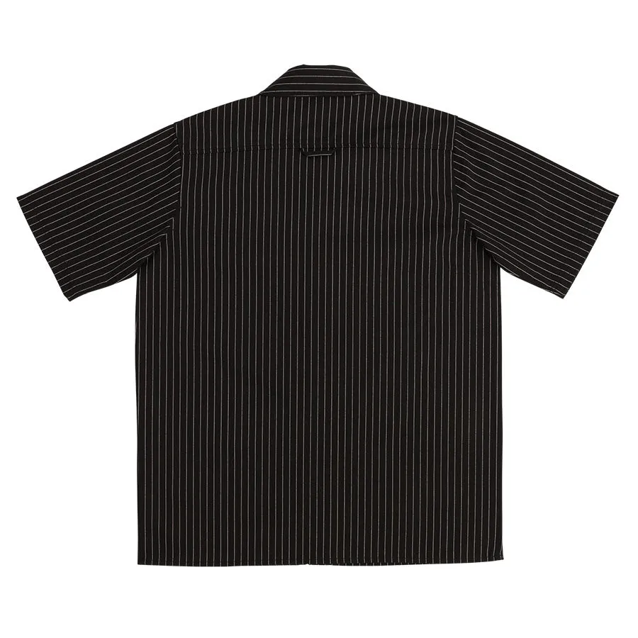 Independent Bar Logo Work Shirt - Black White