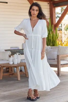 Jaase Tessa Maxi Dress | White Poppy
