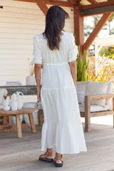 Jaase Tessa Maxi Dress | White Poppy