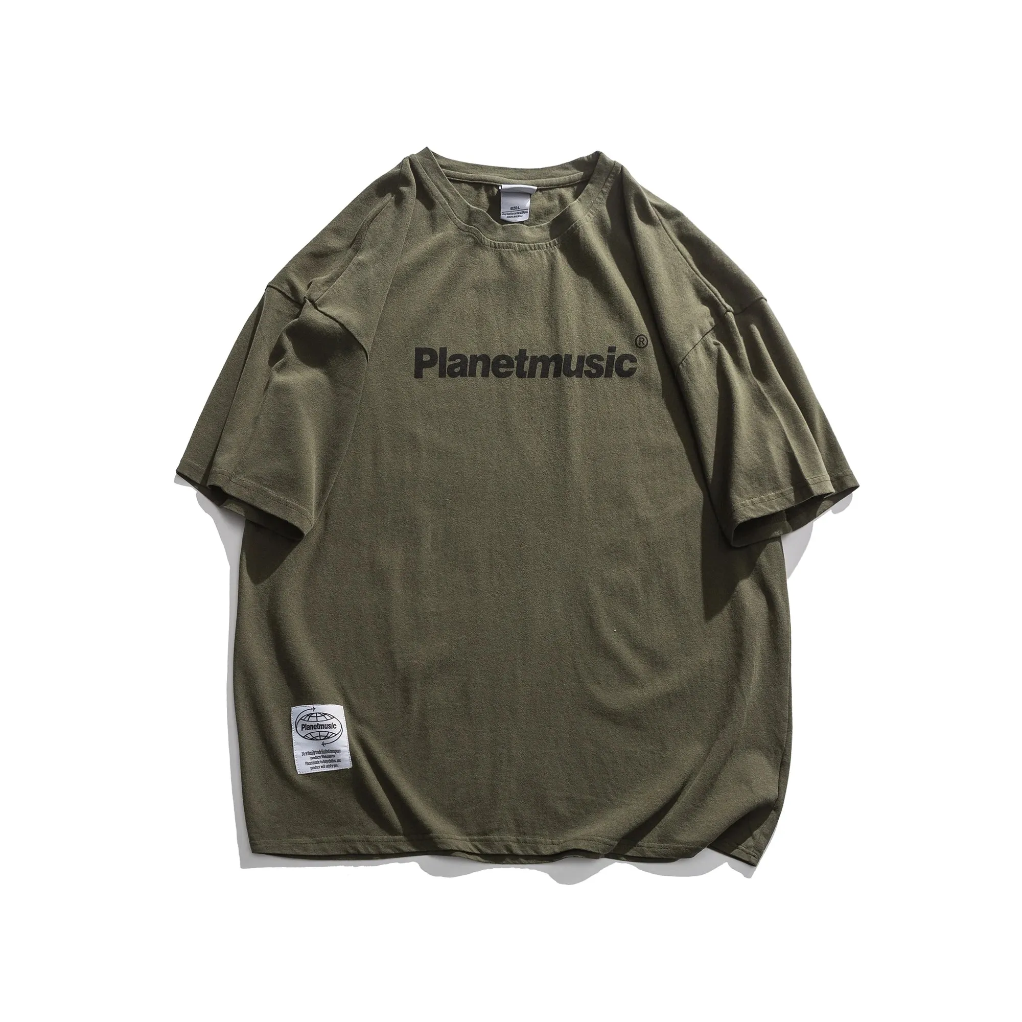 Japanese Streetwear Letter Print T-Shirt - Casual Short Sleeves
