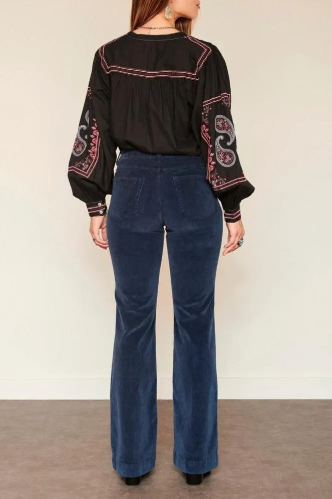 Jeans The Diana Corduroy - Petrole