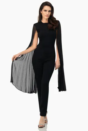 Jumpsuit de maxi manga con abertura