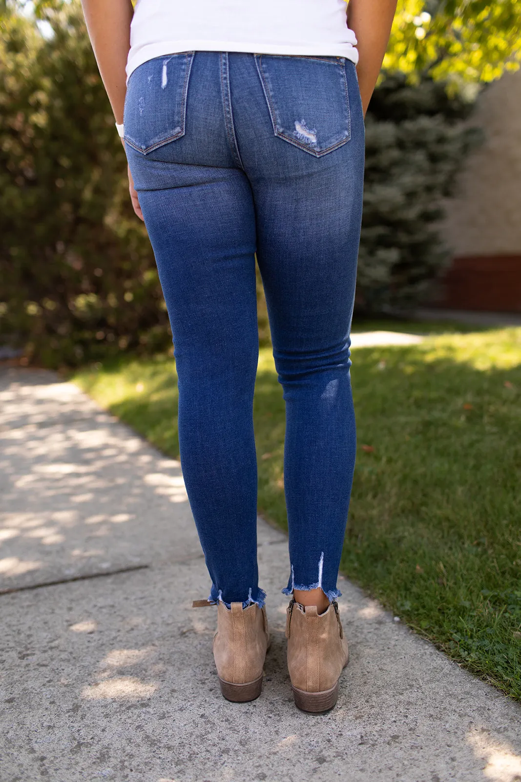KanCan Samantha High Rise Ankle Skinny Jeans