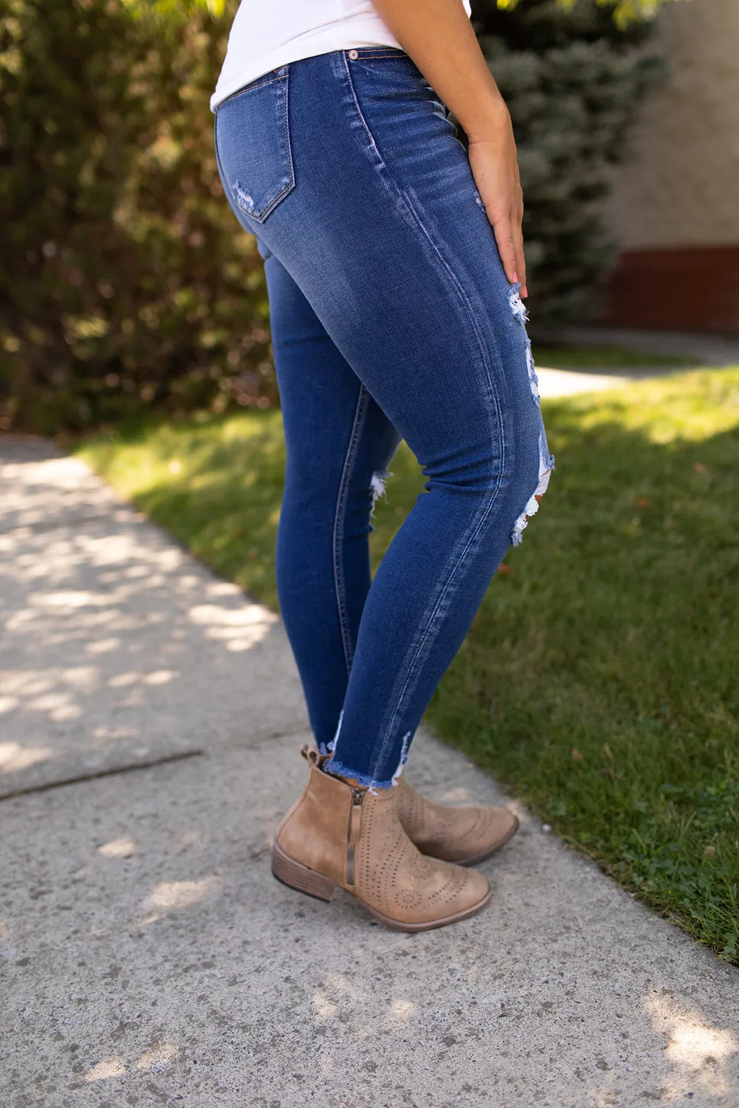 KanCan Samantha High Rise Ankle Skinny Jeans