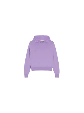 Kids Merino Wool Hoodie—orchid purple