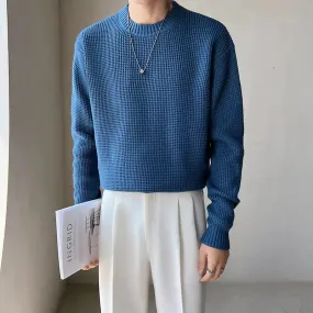 [Korean Style] 6 Colors Wool Round Neck Knitted Pullovers