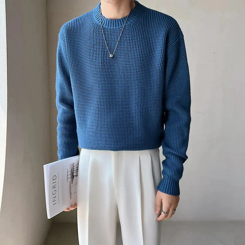 [Korean Style] 6 Colors Wool Round Neck Knitted Pullovers