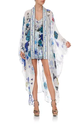 LAYER WITH KIMONO COLLAR WHITE SIDE OF THE MOON