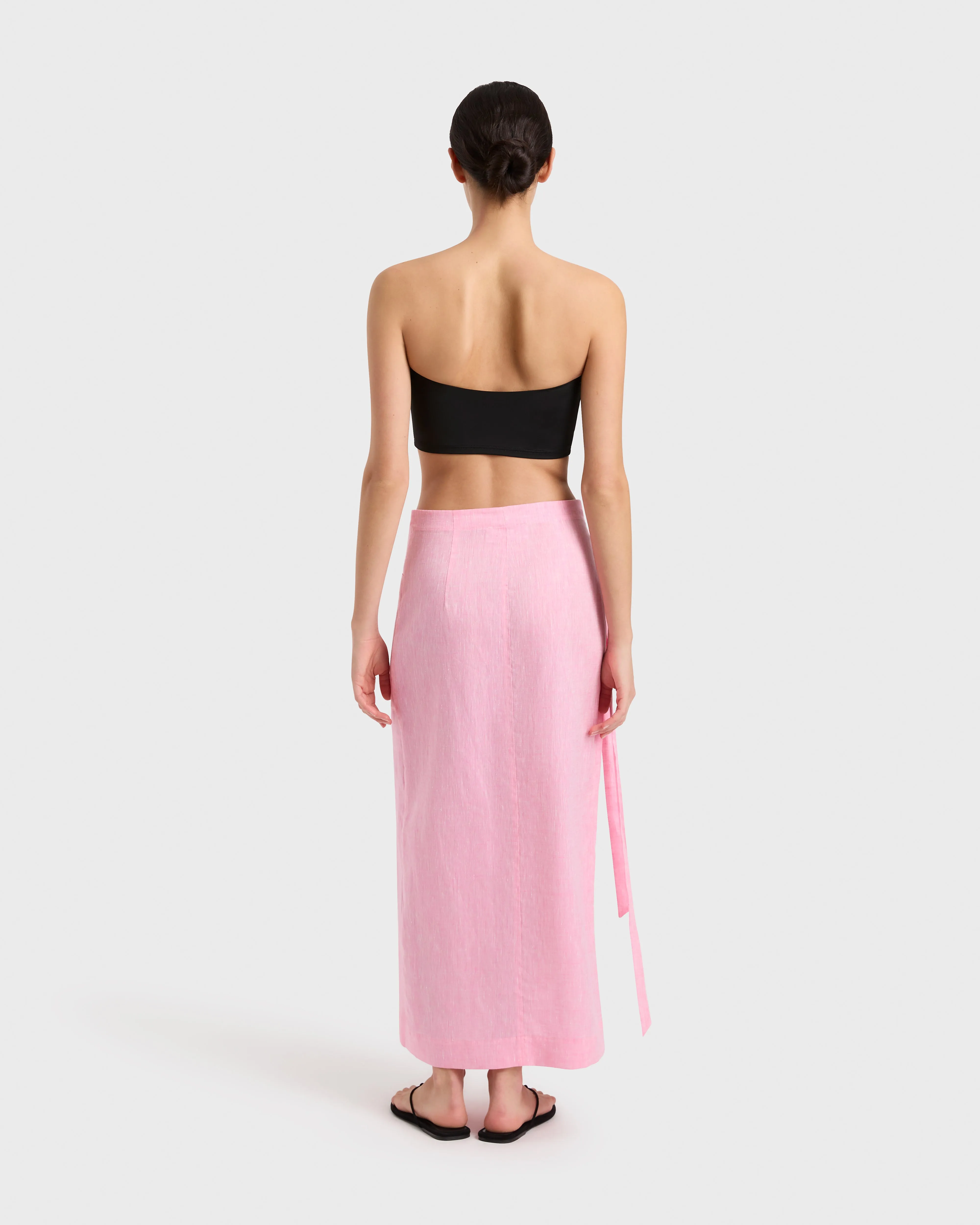 Leiden Wrap Skirt - Pink