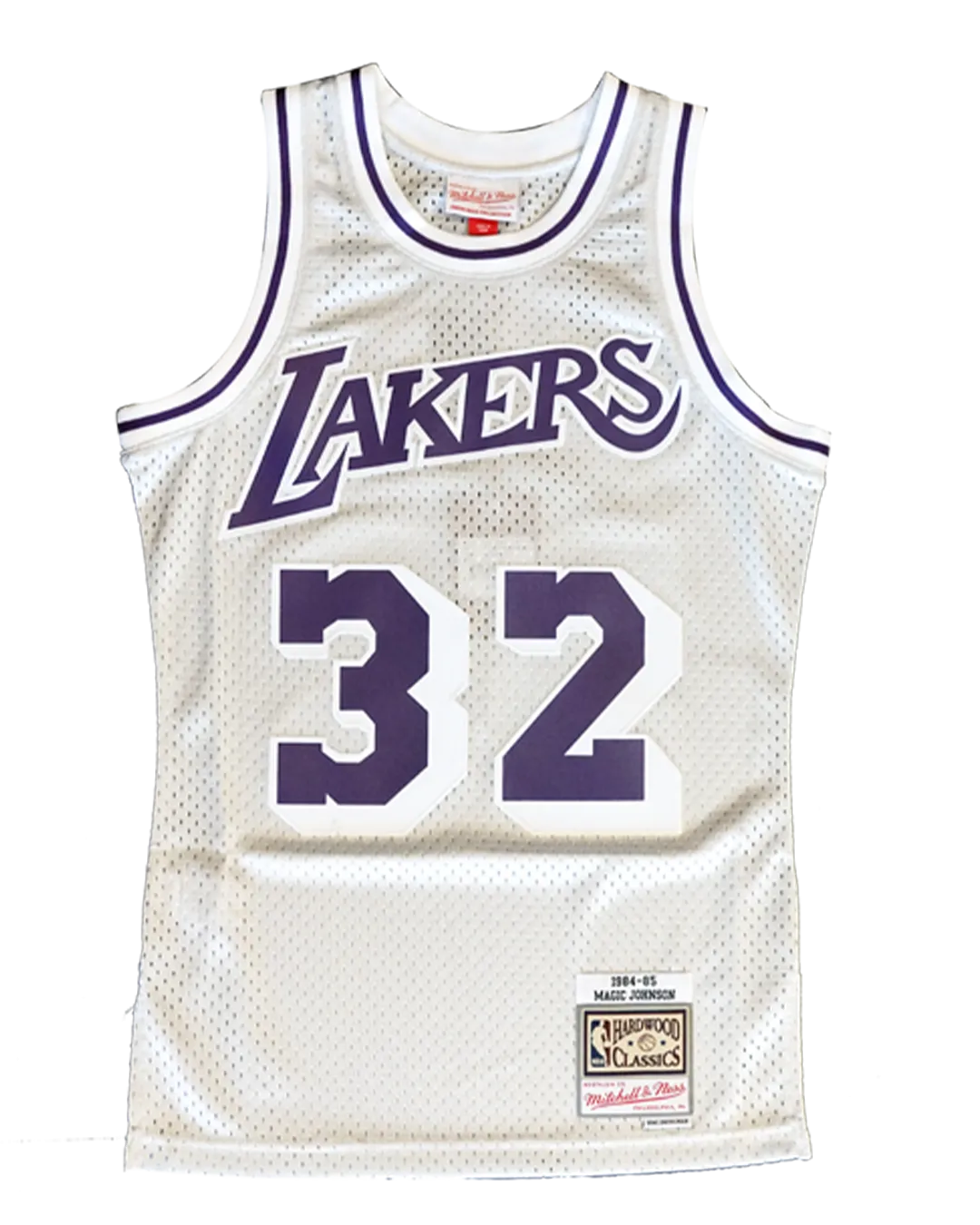 Los Angeles Lakers Platinum Magic Johnson Swingman Jersey