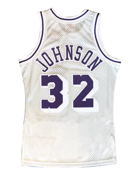 Los Angeles Lakers Platinum Magic Johnson Swingman Jersey