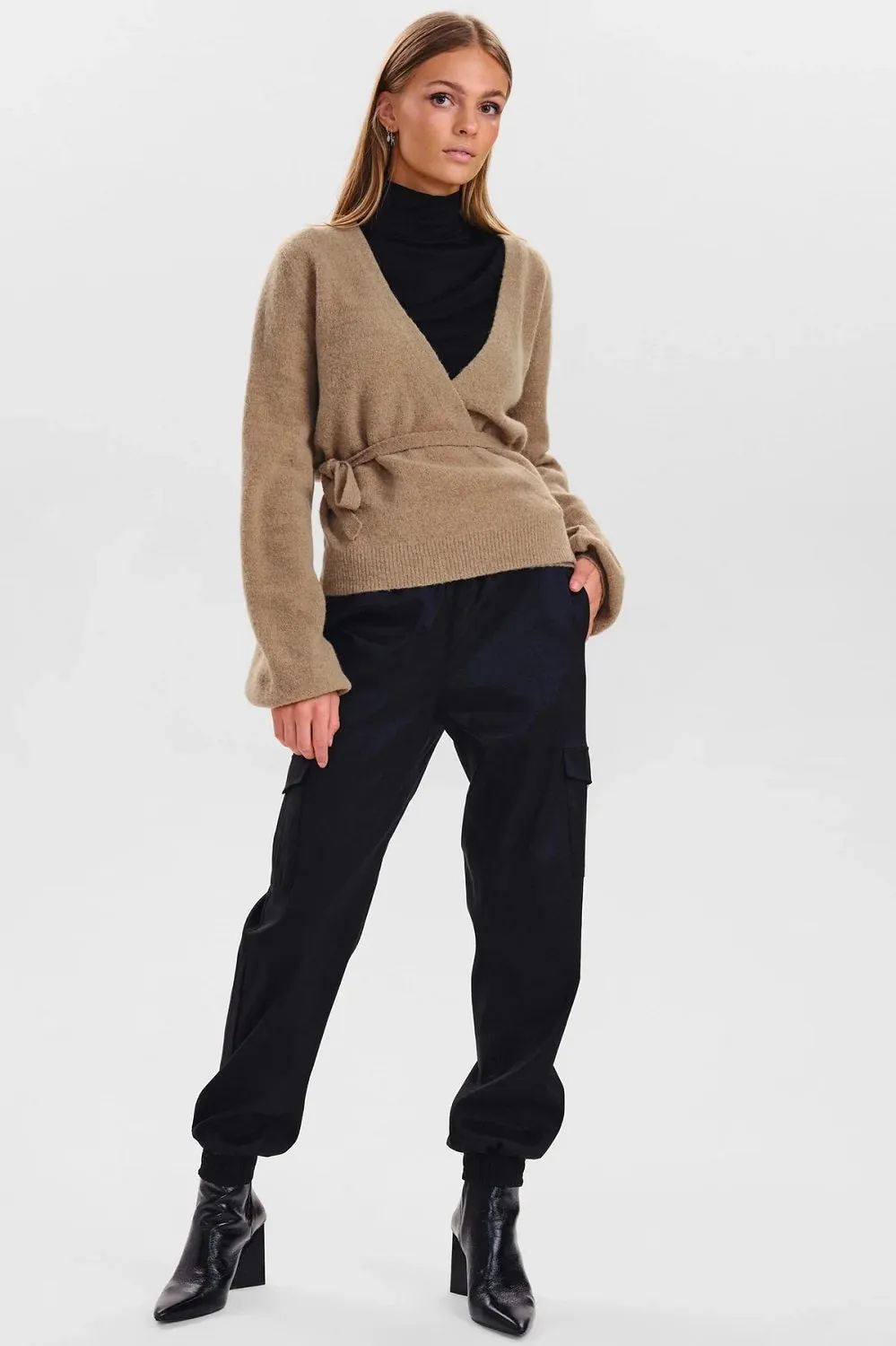 Maglione Numph Sisava Wrap Knit