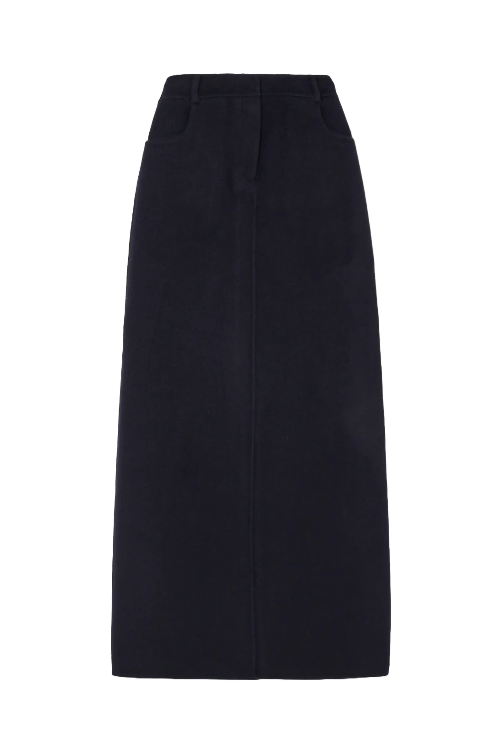 Malvo Wool-Blend Maxi Skirt